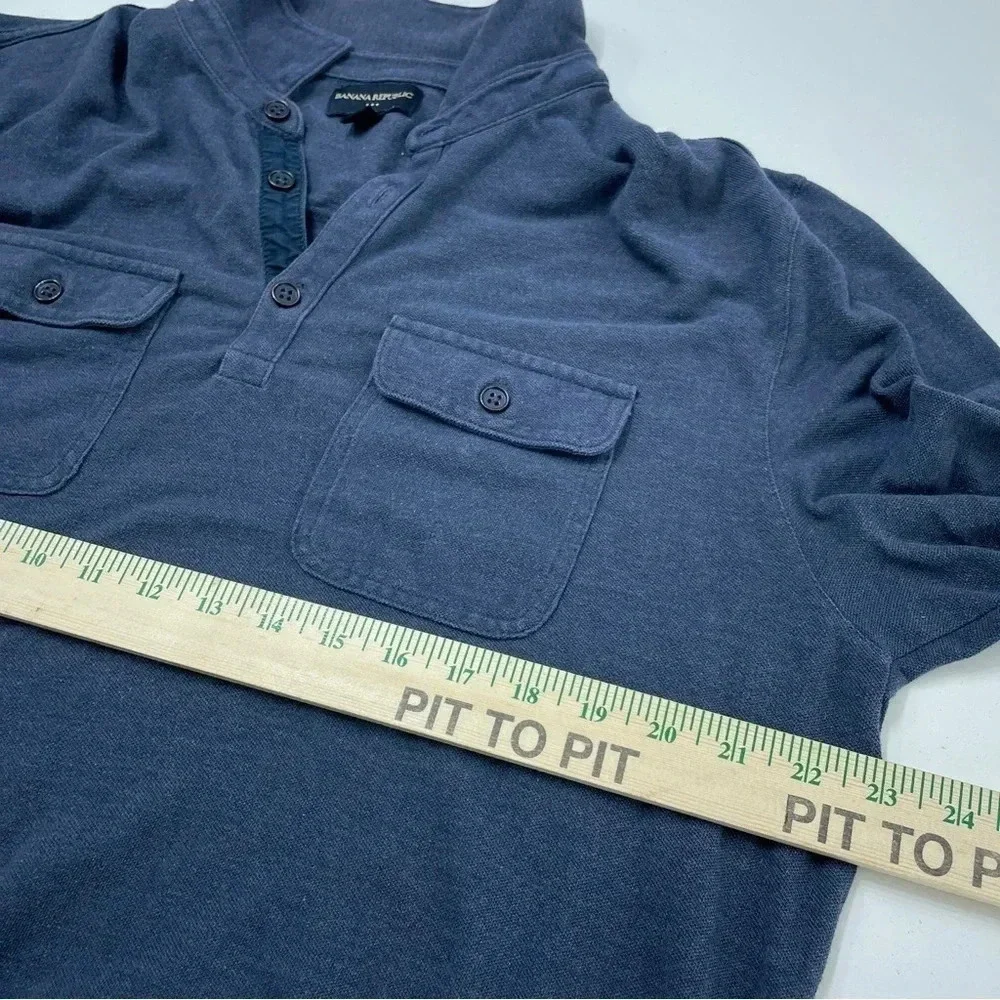 Banana Republic long sleeve shirt Mens Size XL blue 2331
